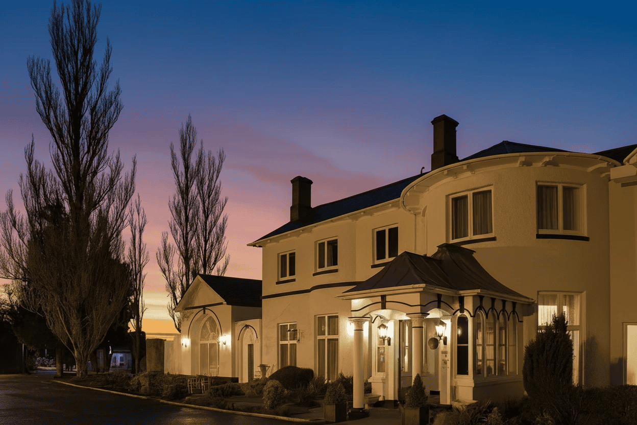 Luxury hotel and spa with elegant amenities in a scenic setting. Perfect for relaxation and special occasions.